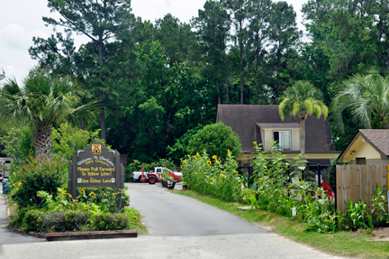 Parking area for KOA registration